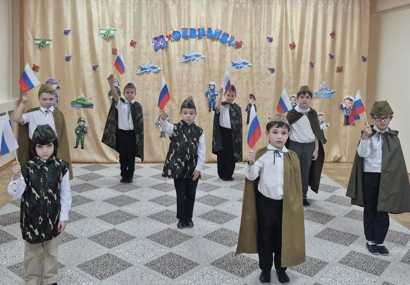 Флаг Росии на празднике
