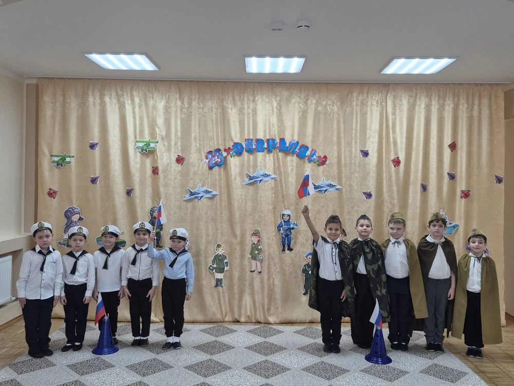 Капитаны и команды на празднике к 23 февраля